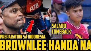 GINEBRA JUSTIN BROWNLEE PREPARATION SA INDONESIA  KENT SALADO PBA COMEBACK [upl. by Wardle268]