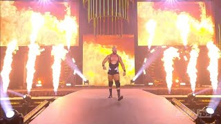 Wardlow entrance with new theme song AEW Dynamite Road Rager 2022 [upl. by Hgielsel]