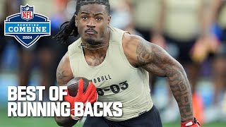 Best Workouts of Running Backs  2024 NFL Scouting Combine [upl. by Lerrehs]