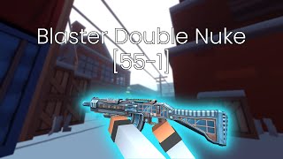 Krunker  CRAZY Blaster Double Nuke [upl. by Sualk289]