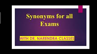 Synonyms for all competitive Exams ✍️fybsc fyba english englishforall kbcnmu englishspeaking 🎊 [upl. by Lednik632]