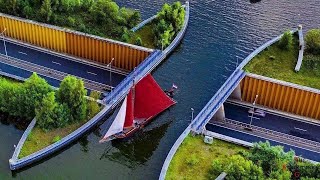 The Veluwemeer Aqueduct A Stunning Engineering Feat in the Netherlands [upl. by Alduino]