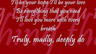 Savage Garden amp Truly Madly Deeply lyrics [upl. by Arlette]