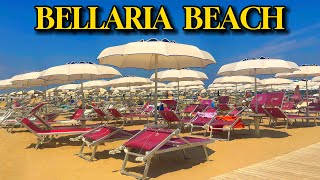 Bellaria Beach in Bellaria Igea Marina  Italy  Summer 2024 [upl. by Ellyn]