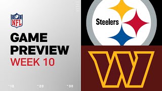 Pittsburgh Steelers vs Washington Commanders  2024 Week 10 Game Preview [upl. by Koziara]