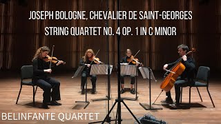 Joseph Bologne Chevalier de SaintGeorges  Quartet no 4 in C minor op 1 I Allegro Moderato [upl. by Naharba]