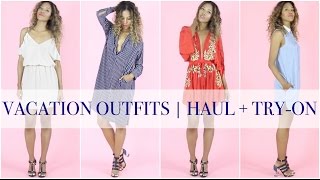 HAUL  TRYON  REVOLVE  MORE  VACATION OUTFITS  Ameriie [upl. by Beatriz]