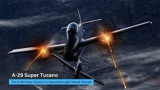 The A29 Super Tucano is a Specialist Light Attack Aircraft [upl. by Sukram]