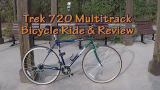 Trek 720 Multitrack Hybrid Bicycle  Ride amp Review  December 10 2022 [upl. by Donnamarie674]