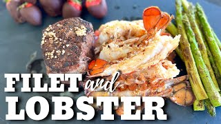 Filet and Lobster on the Griddle [upl. by Benco537]