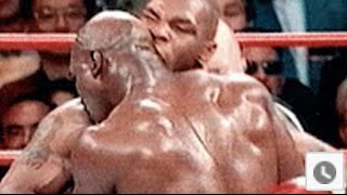 Mike Tyson Bites Holyfields Ear Clean Off [upl. by Tekcirc]