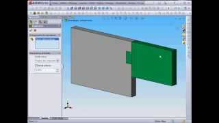 SolidWorks  Empreinte [upl. by Epilef76]