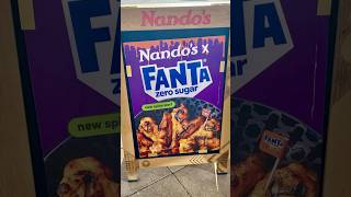 Nando’s x Fanta Zero Chicken Review nandos dublin ireland fanta nandosfanta food review [upl. by Nayrda]