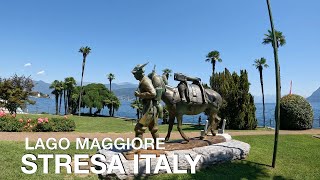 STRESA ITALY LAGO MAGGIORE WALKING TOUR [upl. by Eirac277]