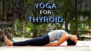 3 Yoga Poses amp Meditation For Thyroid Imbalance  Yoga For Thyroid  Yoga For Beginners  YogFit [upl. by Berriman]