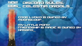 Code Pony  S2E5 Discord Rules Celestia Drools [upl. by Analim274]