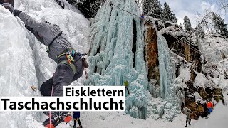 Eisklettern Pitztal  Taschachschlucht  feat AlpineFex [upl. by Aihsenal780]