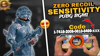 Best Sensitivity Code  Control Settings No Recoil Pubg MobileBgmi Sensitivity 2024 [upl. by Adnovaj]