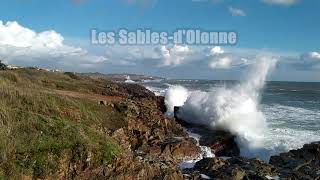 Marées déquinoxe 2024 au Sables d Olonne [upl. by Eniluqaj134]