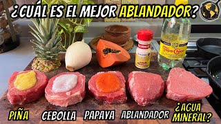 ¿Cuál es el MEJOR Ablandador para tu Carne Asada  Cocina Universal [upl. by Refinaj57]