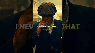 I Never Said That 😎🔥Sigma Rule  Thomas Shelby shorts motivation thomasshelby sigmarule quotes [upl. by Hemphill721]