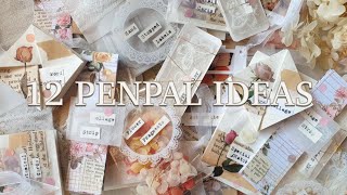 12 Happy Mail ideas for Penpal Letters [upl. by Corron252]