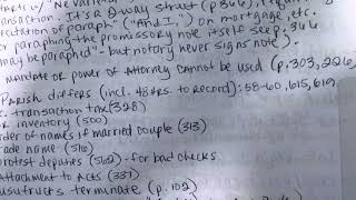 Louisiana Notary Study Guide Notes Pg 1 [upl. by Hayman522]