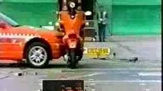 BMW C1 Crash Test  Side Impact [upl. by Junieta]