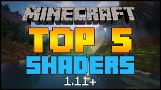 TOP 5 SHADER PACKS MINECRAFT  2016  110 HD [upl. by Lanoil407]