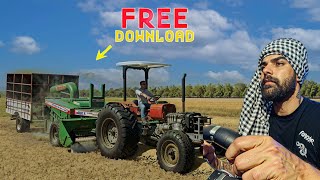 hmt 5911 Tudi wali machine te  Tudi wali machine download linkfs22  indian farming Dhaliwalgaming [upl. by Ellednek163]