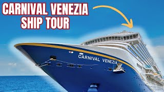 Inside Carnival Venezia  Full Ship Tour 2023 [upl. by Rabassa]