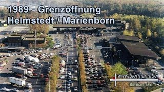 Grenzöffnung Helmstedt  Marienborn 1989 [upl. by Ardnaid]