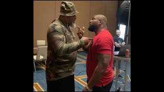 Shannon Briggs amp Rampage Jackson Full Confrontation [upl. by Alyakcm82]