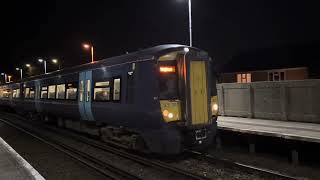 Kemsley Railway Station with class 375 303 arriving and departing [upl. by Philina187]