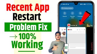 😥 Recent App Restart Problem  How To Solve Background App Restart Problem  Recent App Problem [upl. by Lemay263]