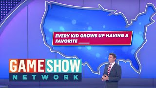 Every Kid has a Favorite   America Says  Game Show Network [upl. by Annaira237]