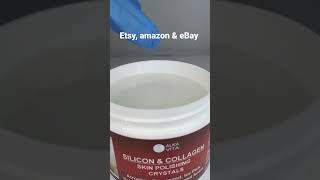 Acne scars Silicon and collagen skin polishing crystals gel treatment 2023 [upl. by Daenis]