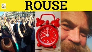 🔵 Rouse  Rouse Meaning  Rouse Examples  Rouse Definition [upl. by Anwahsit]