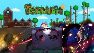 Fighting all 3 Mechanical Bosses in Terraria [upl. by Ahsiner709]