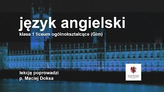 Live lekcja Język angielski  klasa 1 LO  present perfect continuous [upl. by Dorweiler]