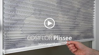 Montage des Cosiflor VS2 Plissees mit GelenkKlebeplatten [upl. by Ahsatin801]