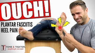 HEEL PAIN  GONE How To Treat Plantar Fasciitis At Home [upl. by Jeannie]