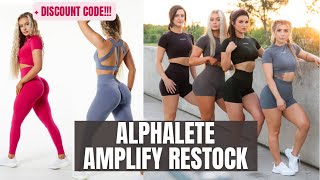 ALPHALETE AMPLIFY RESTOCK June 2022 launch details  SQUATPROOF OG MATERIAL COLOR COMPARISONS [upl. by Inahpets]