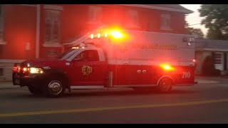 Dover FD Medic 210 responding 1092024 read description [upl. by Sexton]