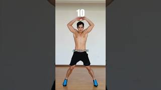 10 exercises to burn calories at home no burpees🔥 [upl. by Nnylav]