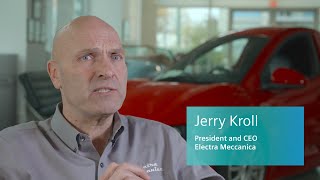 Electra Meccanicas CEO Jerry Kroll  SOLO Electric Vehicle Impact [upl. by Eisele416]