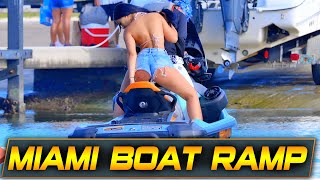 Tough Time at the Miami Boat Ramps  Boat Zone Ramps [upl. by Aitel]