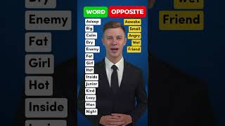 Word opposite wordopposites english learnenglish learnenglishonline [upl. by Airekat]