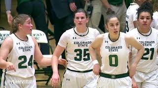 CSU Basketball W Highlights December 21 2018 vs Denver [upl. by Rosenberg]