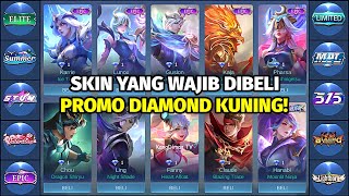 SKIN WAJIB YANG DIBELI PROMO 1 DIAMOND KUNING  Mobile Legends [upl. by Boser616]